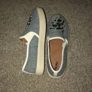 detailed slip on shoes